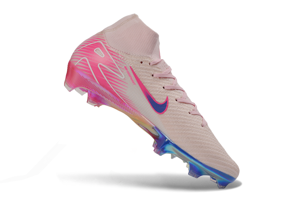 Detail shot of Nike Air Zoom Mercurial Superfly X Elite FG Neon Pulse, innovative soccer cleat design