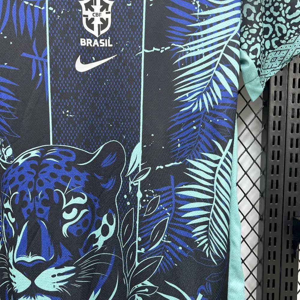 BOOTS SUPPLY Brazil Blue Leopard Kit - Jersey