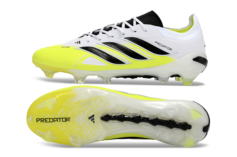 Adidas Predator 26 Elite FG football boot's upper material and color scheme