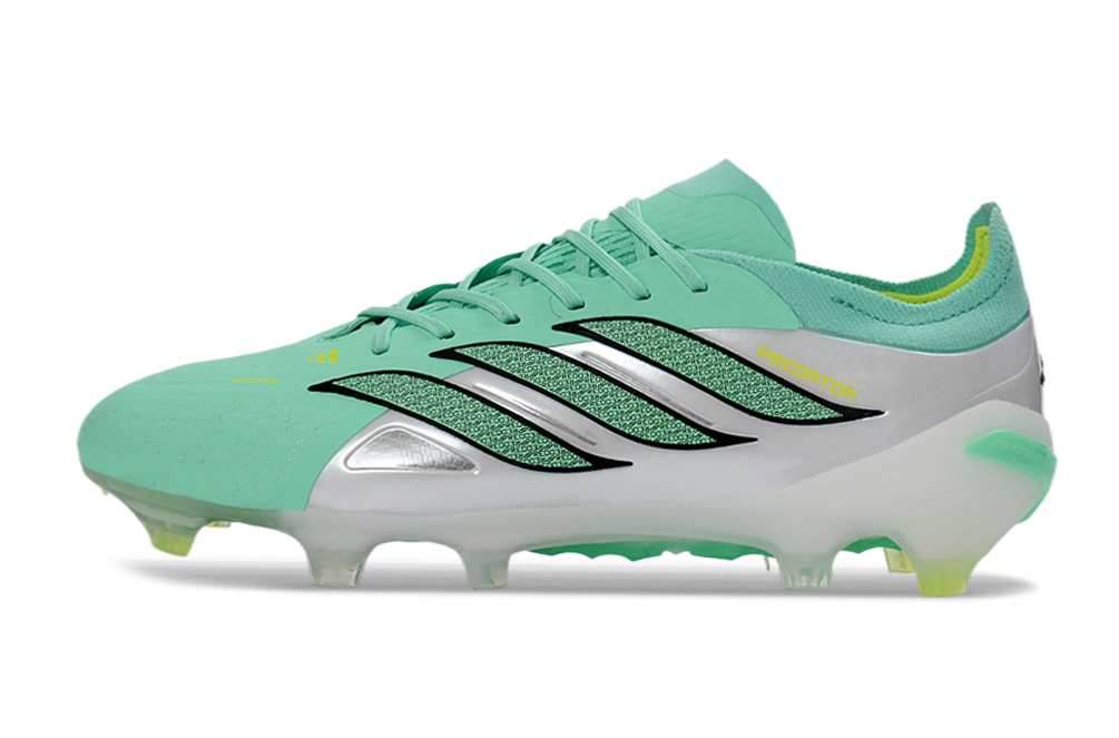 Adidas Predator 26 Elite FG football cleat with sleek design and performance features.