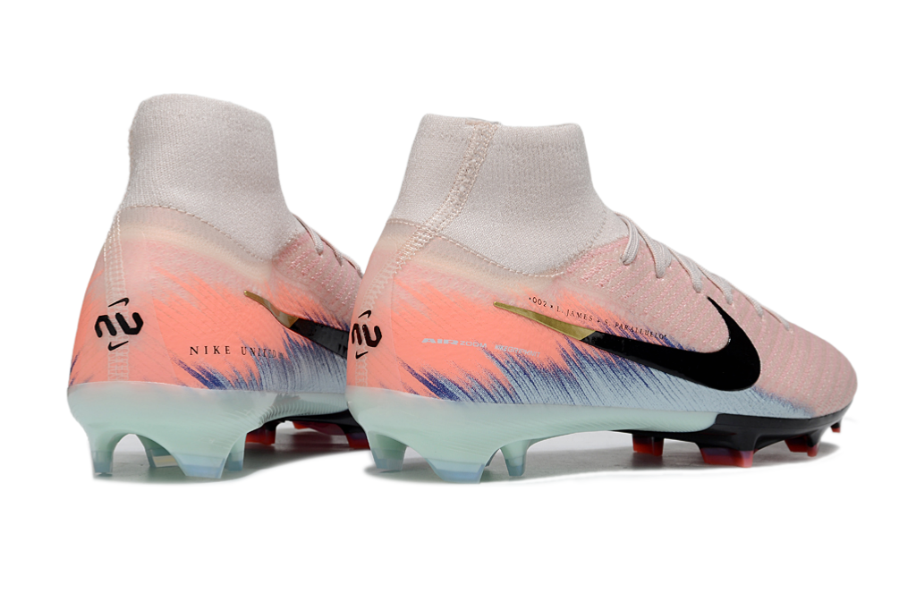Close-up shot of Nike Air Zoom Mercurial Superfly X Elite Football Cleats