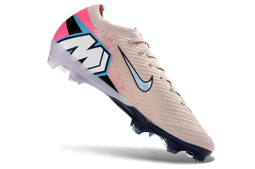 Nike Air Zoom Mercurial Vapor XVI Elite FG soccer cleats in action on the field, showcasing agility and speed.