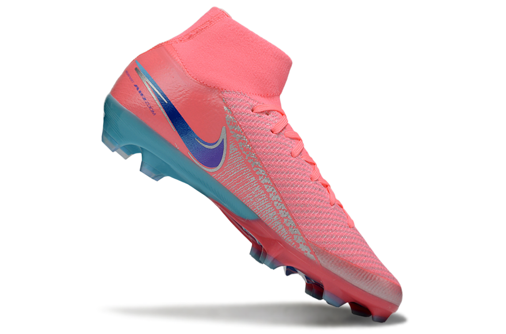 Nike Air Zoom Mercurial Superfly X Elite FG soccer cleats in action