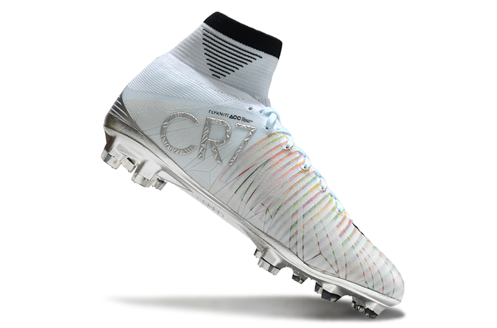 Nike Mercurial Superfly V CR7 'Cut to Brilliance' football cleats on a football pitch