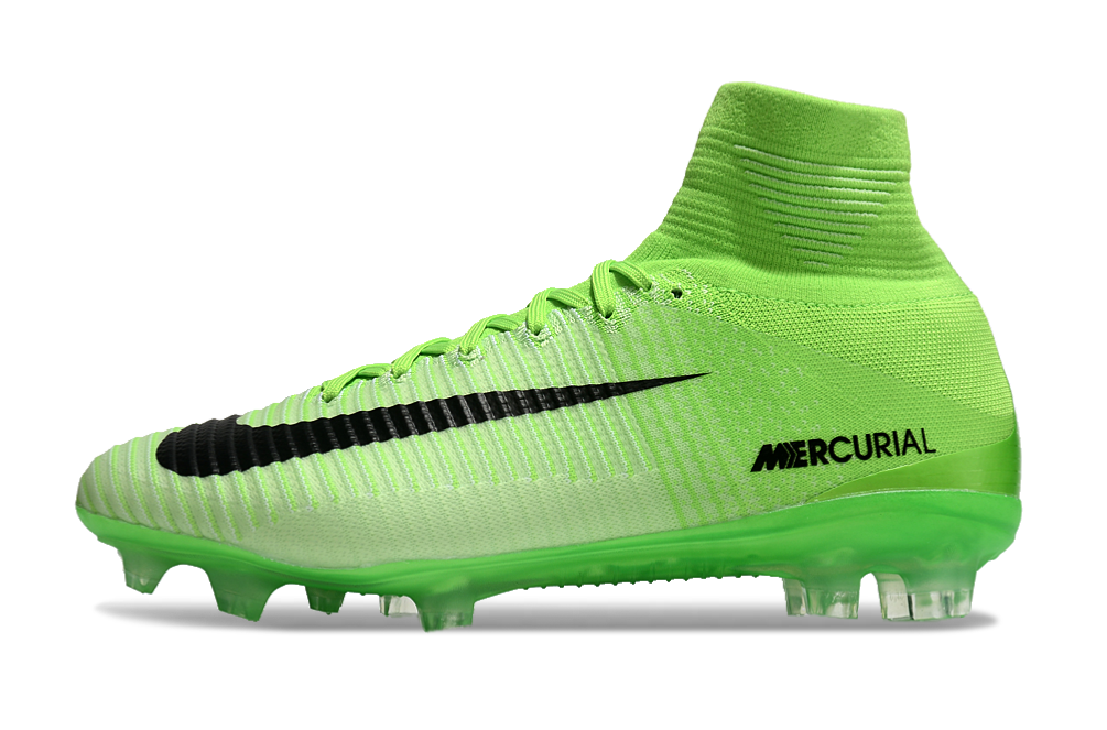 Nike Air Zoom Mercurial Superfly V Elite Football Cleats in Radiation Flare color