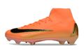 Professional football cleats featuring the Nike Air Zoom Mercurial Superfly X Elite FG for elite performance.