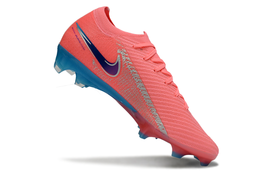 Side view of Nike Air Zoom Mercurial Vapor XVI Elite FG soccer cleats in Vini Jr colorway