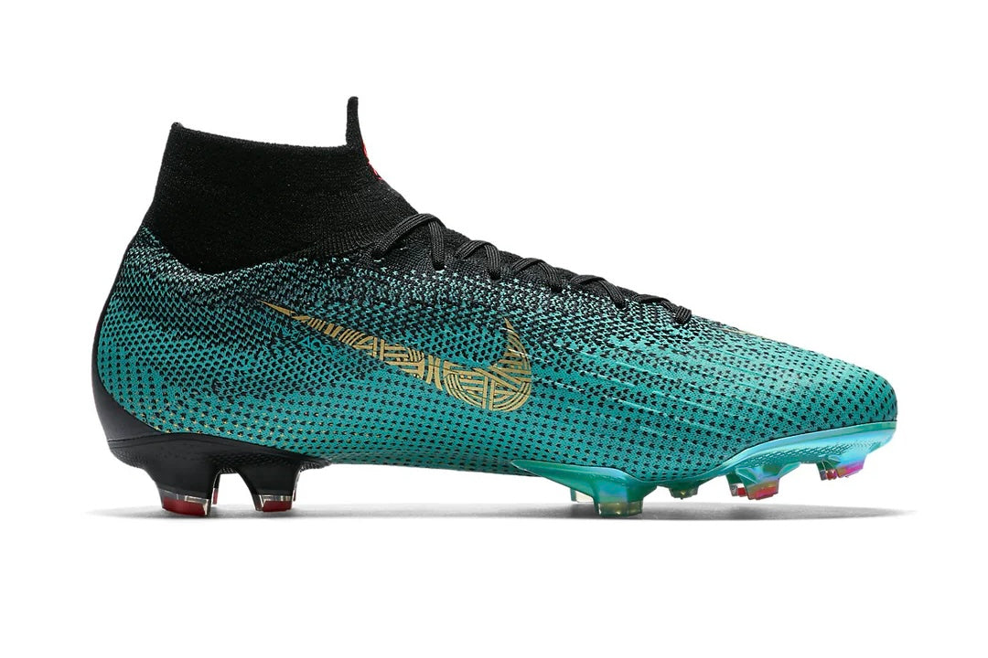 Close-up of Nike Mercurial Superfly VI Elite Football Boots, CR7 Chapter 6: Born Leader