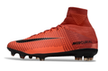 Nike Air Zoom Mercurial Superfly V Elite FG football cleats in University Red colorway