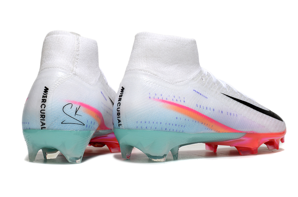 Nike Air Zoom Mercurial Superfly X Elite FG 'Sam Kerr' soccer cleats with detailed design