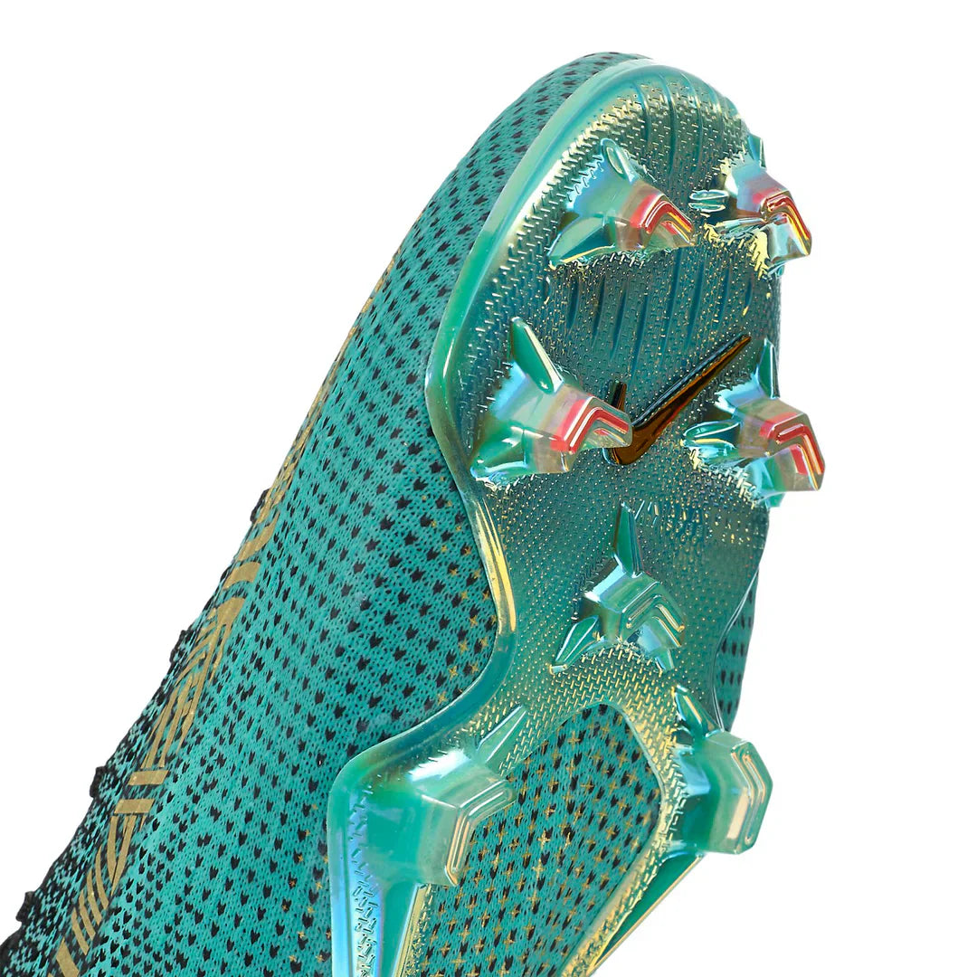 Close-up of Nike Mercurial Superfly VI Elite Football Boots, CR7 Chapter 6: Born Leader on field