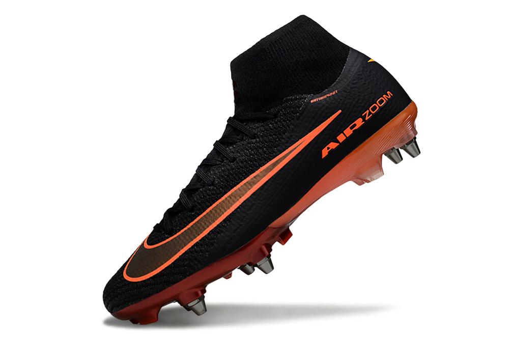 Close-up of Nike Air Zoom Mercurial Superfly X Elite Soccer Cleats