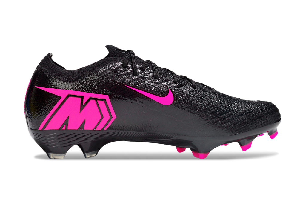 Close-up of Nike Air Zoom Mercurial Vapor XVI Elite FG soccer cleats, designed for speed and agility