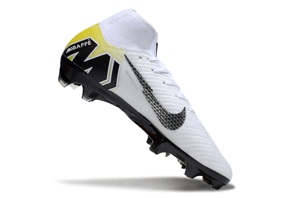 Side view of Kylian Mbappe's Nike Air Zoom Mercurial Superfly X Elite turf soccer cleats for sale