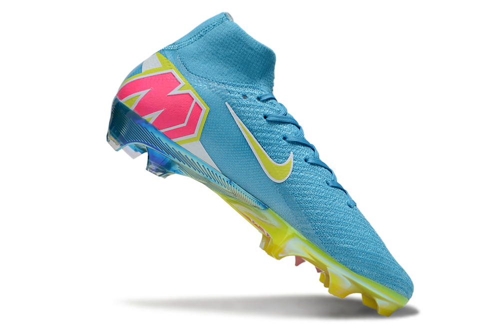 Nike Air Zoom Mercurial Superfly X Elite FG soccer cleat, designed for elite players seeking speed and agility