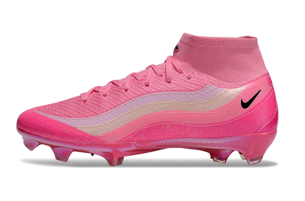 Close-up of Nike Mercurial Superfly X Elite and Air Max 95 SE footwear