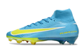 High-performance soccer cleat from Nike, featuring the Air Zoom Mercurial Superfly X Elite FG for elite players