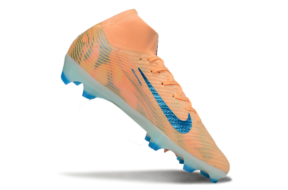 Nike Air Zoom Mercurial Superfly X Elite SG cleats worn by Kylian Mbappe