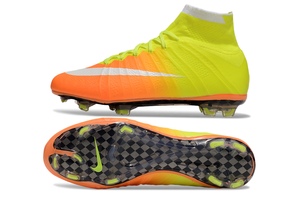 Back view of Nike Mercurial Superfly IV Elite FG Radiant Reveal Football Boots