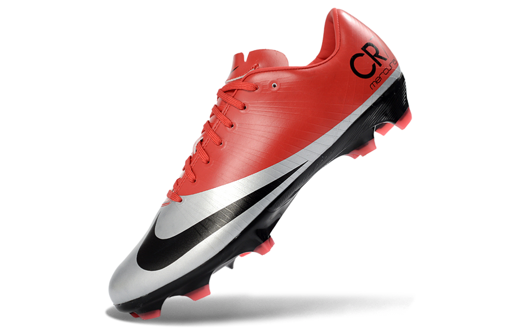 Close-up of Nike Mercurial Superfly 1 Elite FG, DNA Remake 2026 football boots, detailed design